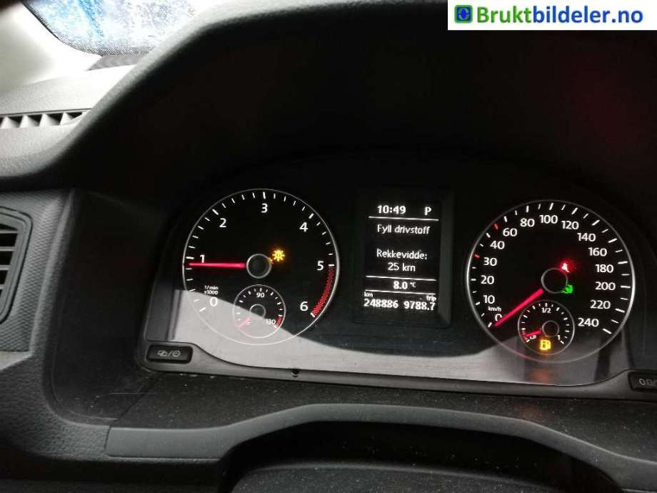 VW Caddy 2015-2020 (Type III, Fase 3) , Motorkode: DFSB, Girkassekode: QYX