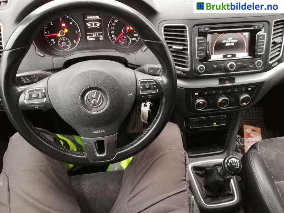 VW Sharan 2010-->> (Type II) , Motorkode: CFFB, Girkassekode: NGH
