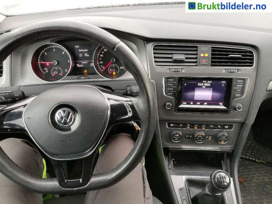 VW Golf VII 2012-2017 (Fase 1) , Motorkode: CLHA, Girkassekode: 