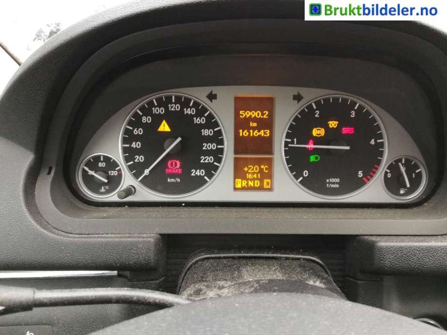 Mercedes B-Klasse 2008-2011 (Fase 2) (W245) (W245), Motorkode: OM640.940, Girkassekode: 722.800