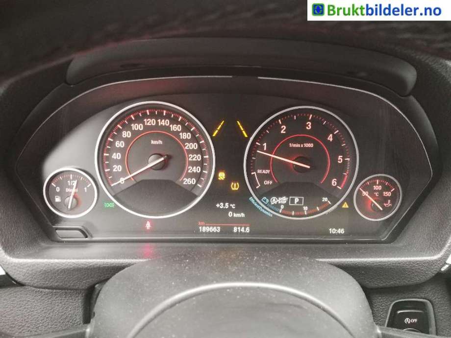BMW 3-Serie 2012-2018 (F30/F31/F34) (F30/F31/F34), Motorkode: B47-D20A, Girkassekode: GA8HP50X - all-wheel