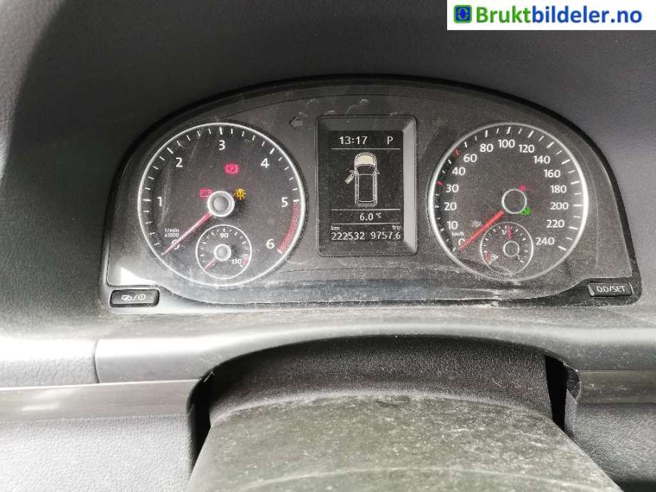 VW Touran 2010-2015 (Type I, Fase 3) delebil , Motorkode: CFHC, Girkassekode: PPY