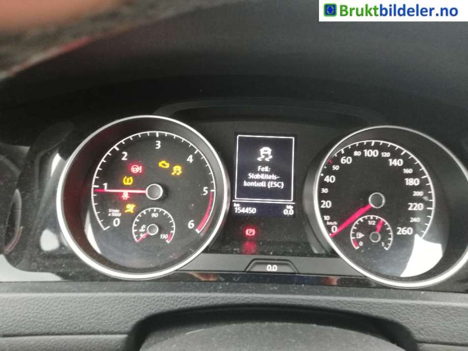 VW Golf VII 2012-2017 (Fase 1) , Motorkode: CRBC, Girkassekode: PFM