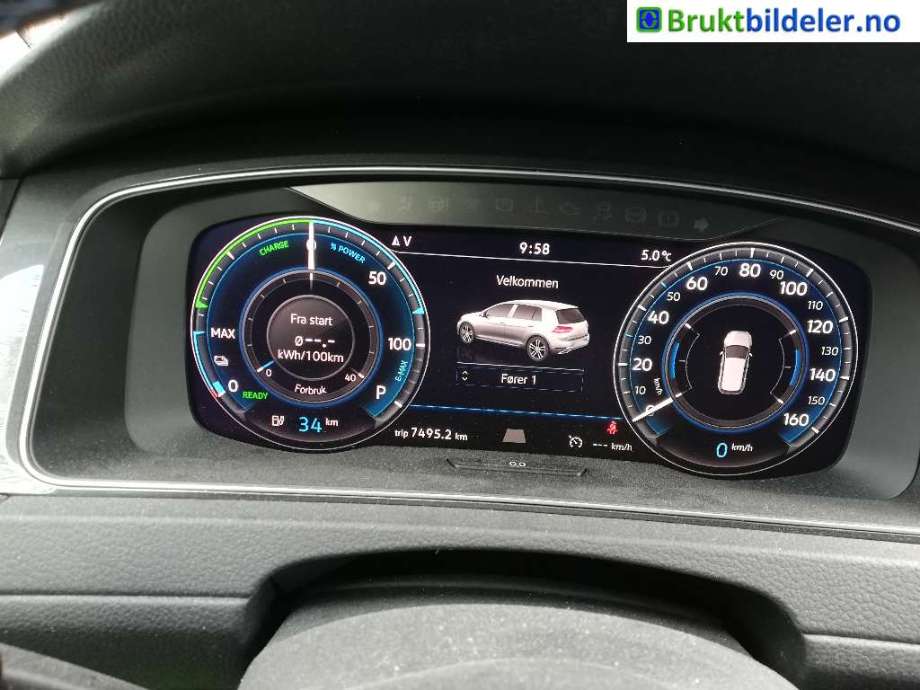 VW e-Golf 2017-2020 (Fase 2) , Motorkode: EAZA, Girkassekode: 