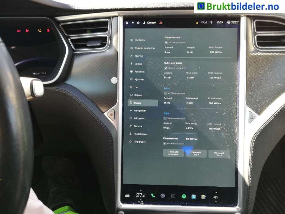 Tesla Model S 2013-2016 (Fase 1) , Motorkode: L1S, Girkassekode: 