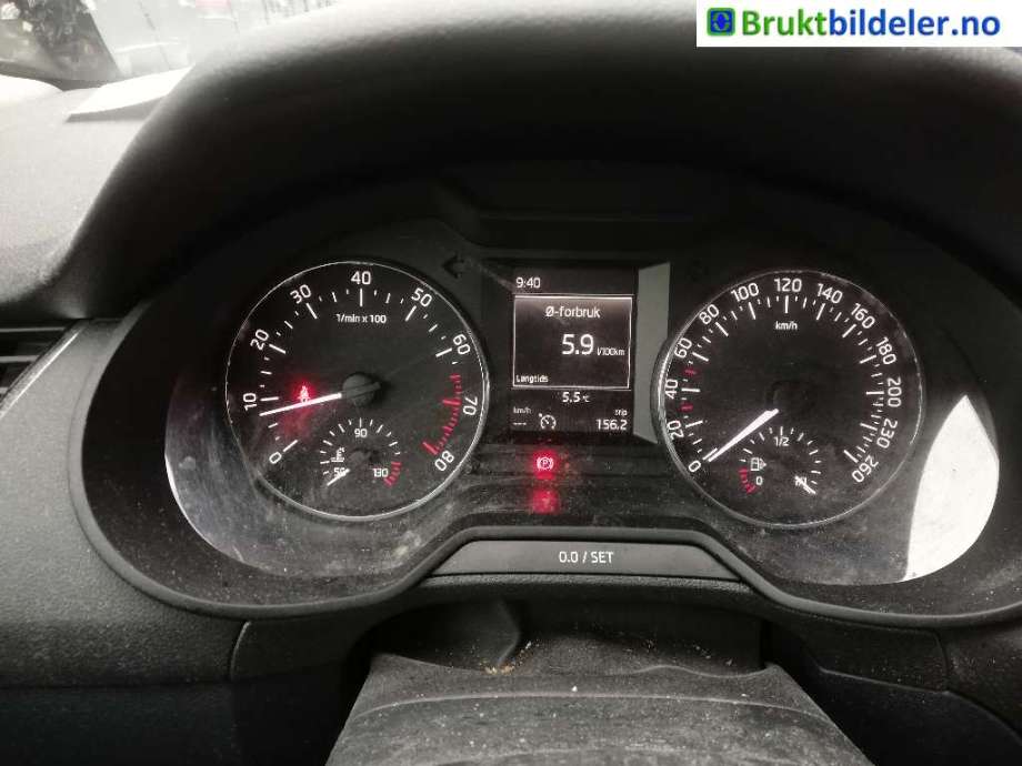 Škoda Octavia 2013-2016 (Type III, Fase 1) , Motorkode: CHPA, Girkassekode: NBJ