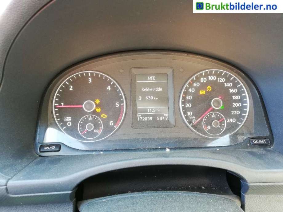 VW Caddy 2010-2015 (Type III, Fase 2) delebil , Motorkode: CFJA, Girkassekode: PBE