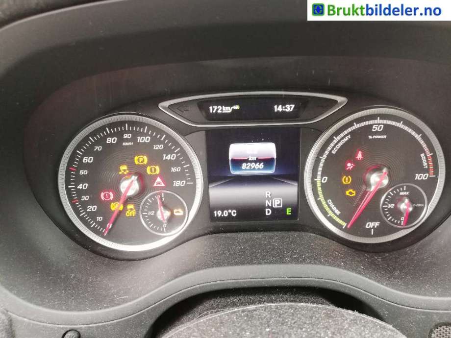Mercedes B-Klasse 2011-2018 (W246) delebil , Motorkode: EM780.990, Girkassekode: 