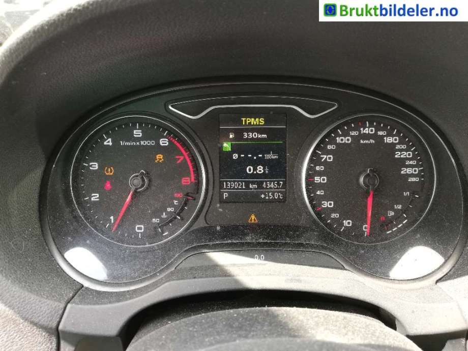 Audi A3 2012-2016 (Type III, Fase 1) , Motorkode: CYVB, Girkassekode: QHV