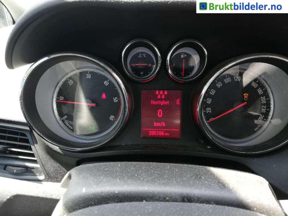 Opel Zafira Tourer 2012-2018 delebil , Motorkode: A20DTL, Girkassekode: 