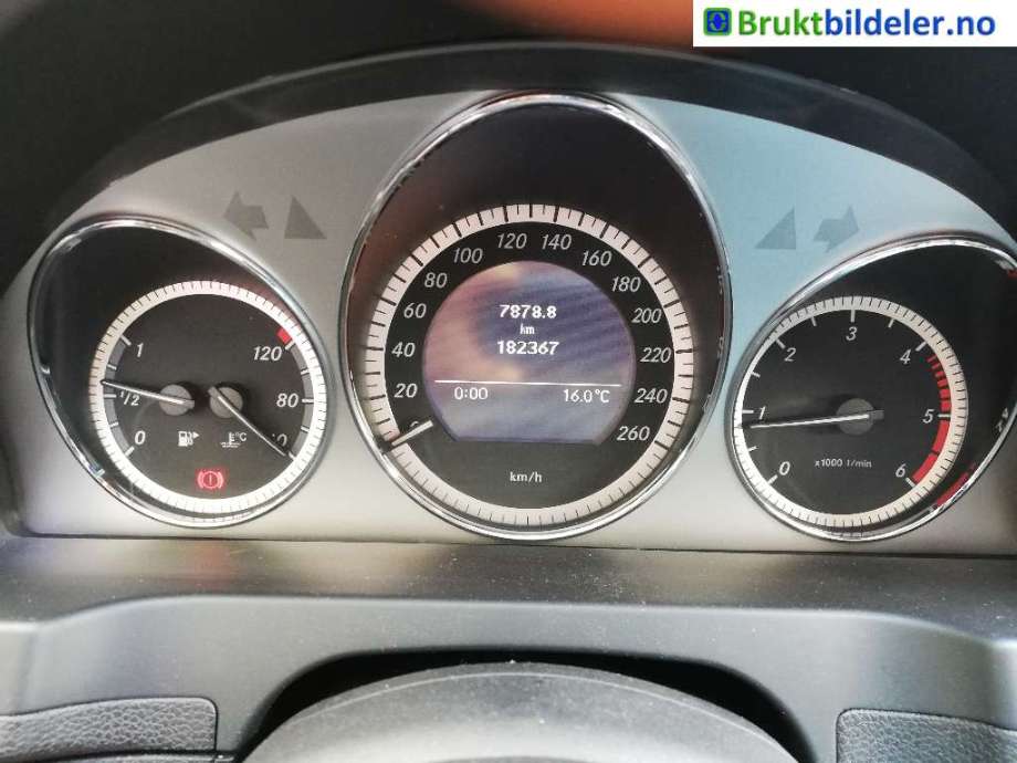 Mercedes C-Klasse 2007-2011 (Fase 1) (W204) (W204), Motorkode: OM651.913, Girkassekode: 