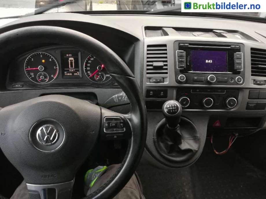 VW Transporter / Caravelle 2009-2015 (Fase 2) (T5) (T5), Motorkode: CAAC, Girkassekode: PAW
