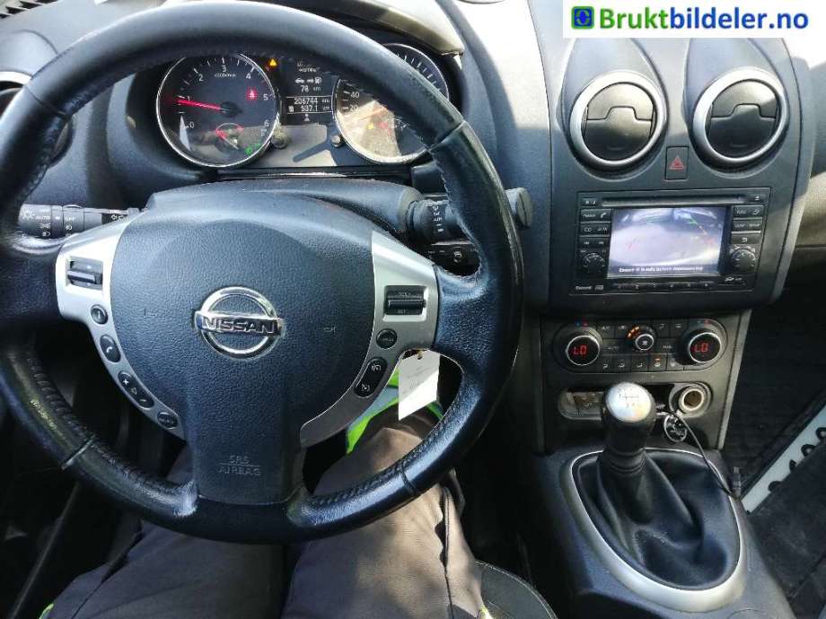 Nissan Qashqai 2010-2014 (Type I, Fase 2) , Motorkode: K9K, Girkassekode: 