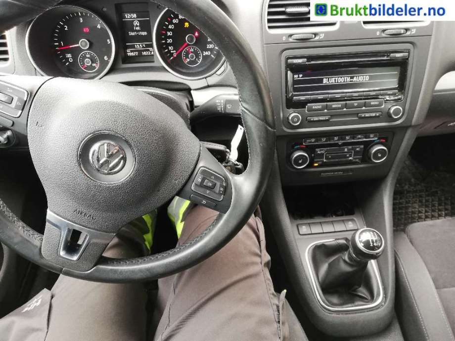 VW Golf VI 2008-2012 delebil , Motorkode: CAYC, Girkassekode: 