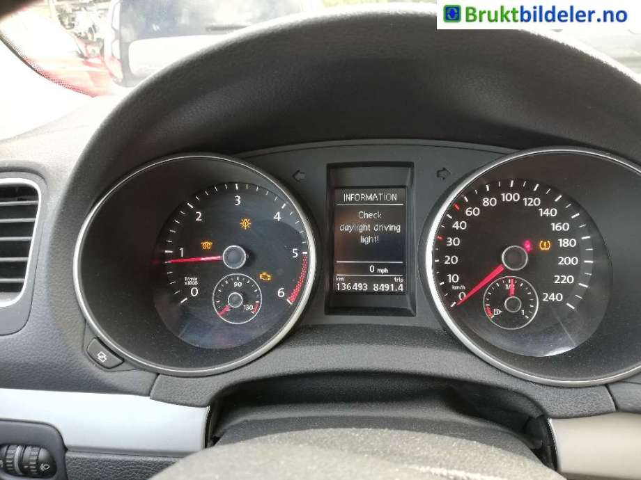 VW Golf VI 2008-2012 , Motorkode: CAYC, Girkassekode: 