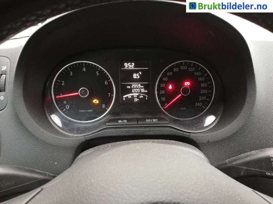 VW Polo 2009-2014 (Type V, Fase 1) , Motorkode: CGPA, Girkassekode: 
