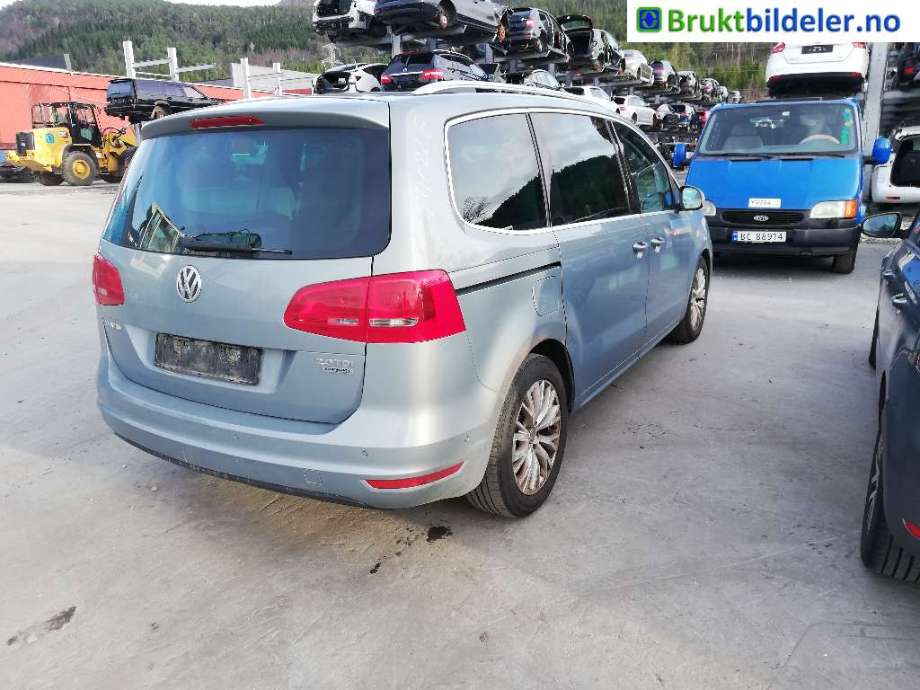 VW Sharan 2010-->> (Type II) , Motorkode: CFFB, Girkassekode: LTA