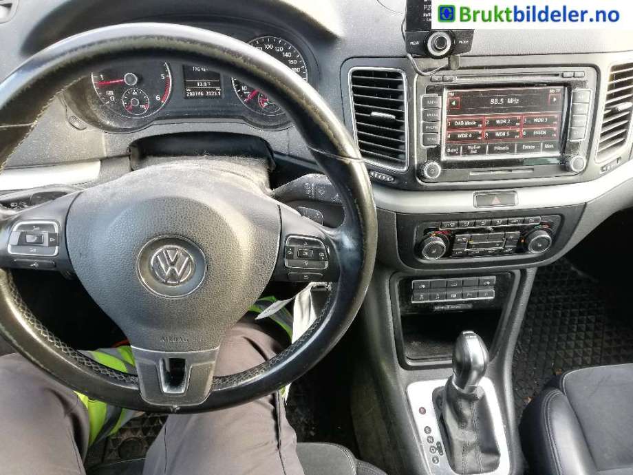 VW Sharan 2010-->> (Type II) , Motorkode: CFFB, Girkassekode: LTA