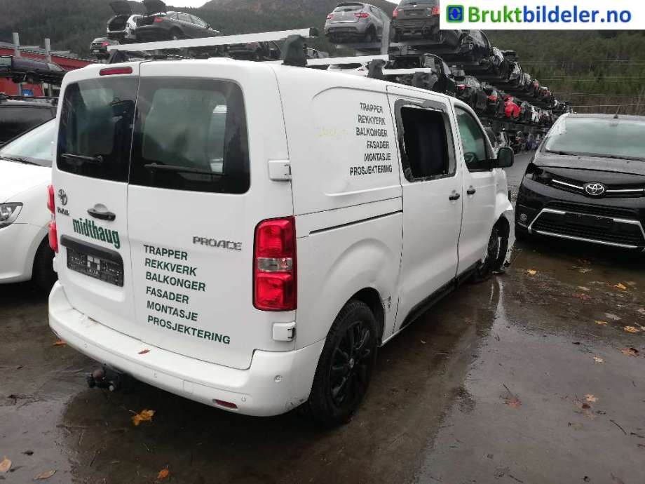 Toyota Proace 2016-->> (Type II) , Motorkode: 4WZ-FTV, Girkassekode: 