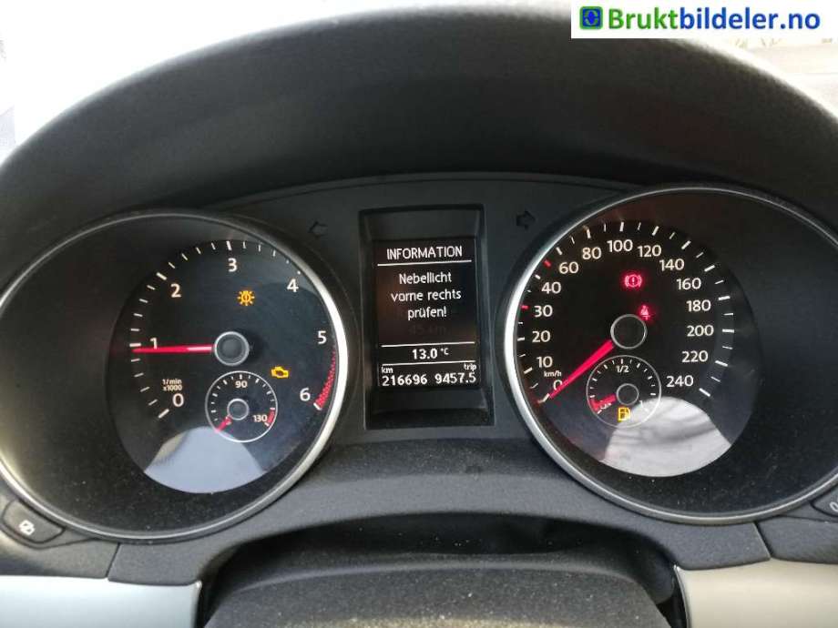 VW Golf VI 2008-2012 , Motorkode: CBDC, Girkassekode: 