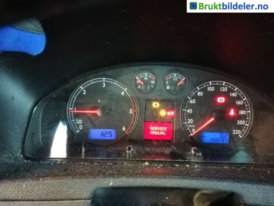 VW Transporter / Caravelle 2003-2009 (Fase 1) (T5) (T5), Motorkode: AXB, Girkassekode: 