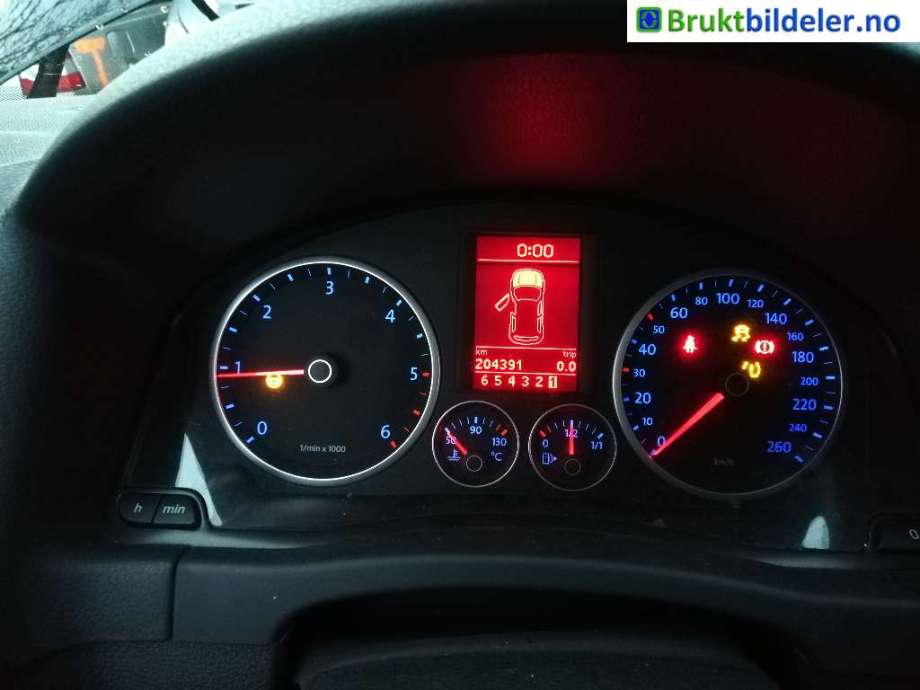 VW Tiguan 2007-2011 (Type I, Fase 1) , Motorkode: CBAB, Girkassekode: JBG