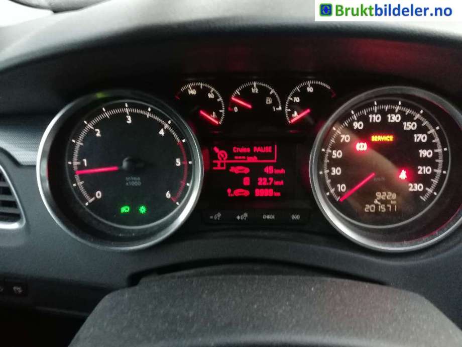 Peugeot 508 2014-2018 (Type I, Fase 2) , Motorkode: 9HL, Girkassekode: 