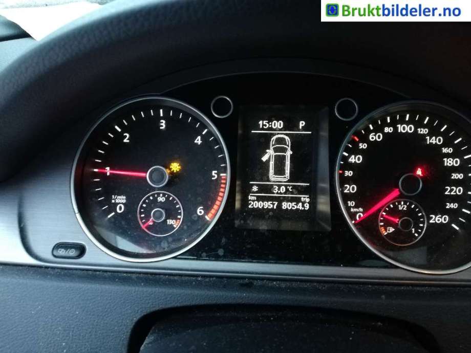 VW Passat 2011-2015 (B7) (B7), Motorkode: CAYC, Girkassekode: PVW
