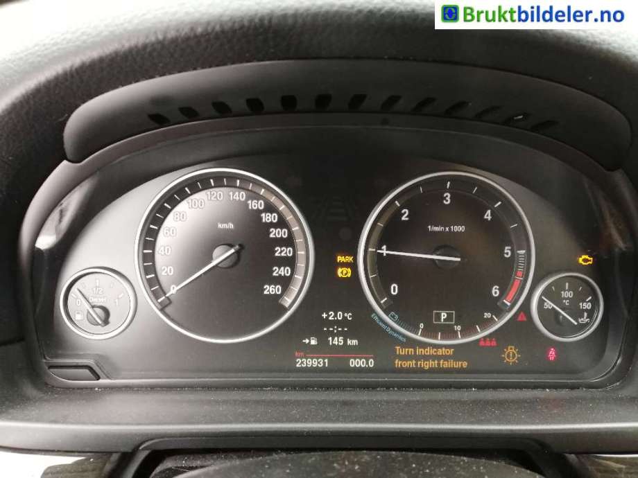 BMW 5-Serie 2010-2017 (F10/F11) (F10/F11), Motorkode: N47-D20D, Girkassekode: 