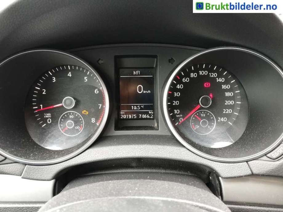 VW Golf VI 2008-2012 delebil , Motorkode: CBZA, Girkassekode: