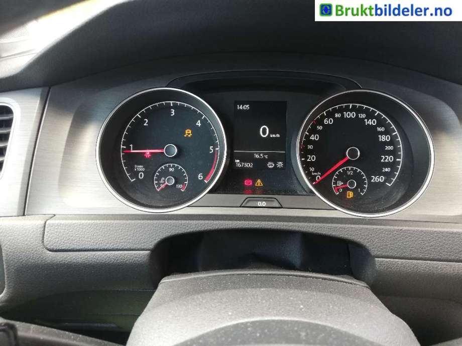 VW Golf VII 2012-2017 (Fase 1) , Motorkode: CLHA, Girkassekode: 