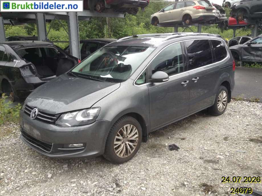 VW Sharan 2010-->> (Type II) , Motorkode: CFFB, Girkassekode: