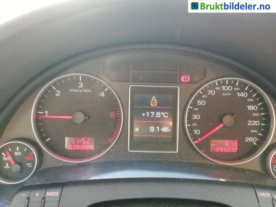 Audi A4 2004-2008 (Type III) (B7) delebil , Motorkode: BPW, Girkassekode: