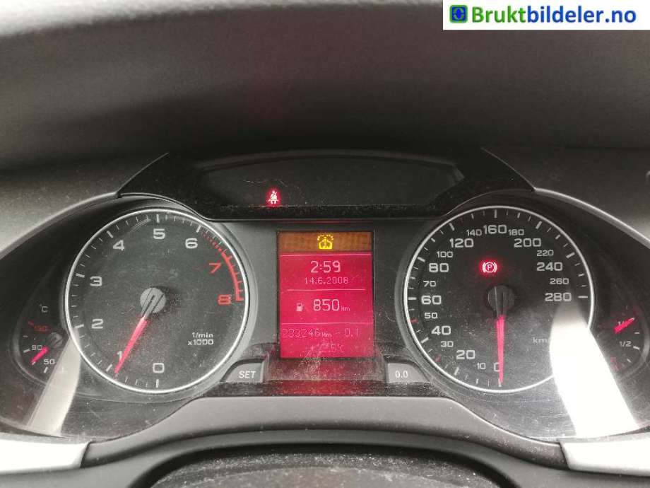 Audi A4 2007-2014 (Type IV) (B8) (B8), Motorkode: CDHA, Girkassekode:
