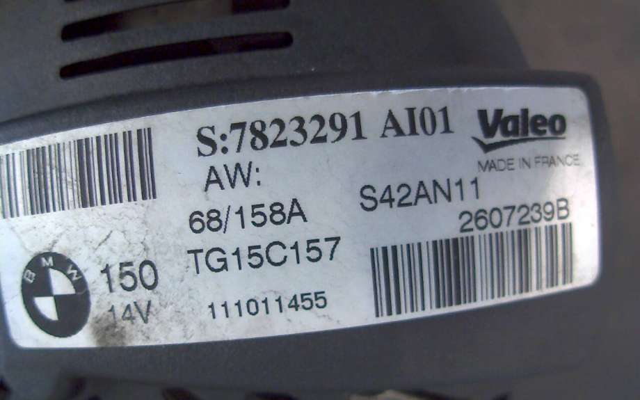 Dynamo til Mini Countryman 2010-2016 (R60) (R60) (MINI|7823291 AI01|2607239B|TG15C157)