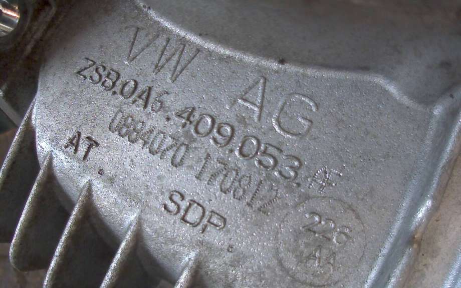 Girkasse 4WD fordelingskasse til VW Tiguan 2011-2016 (Type I, Fase 2)  (VOLKSWAGEN|0A6 409 053 AF|)