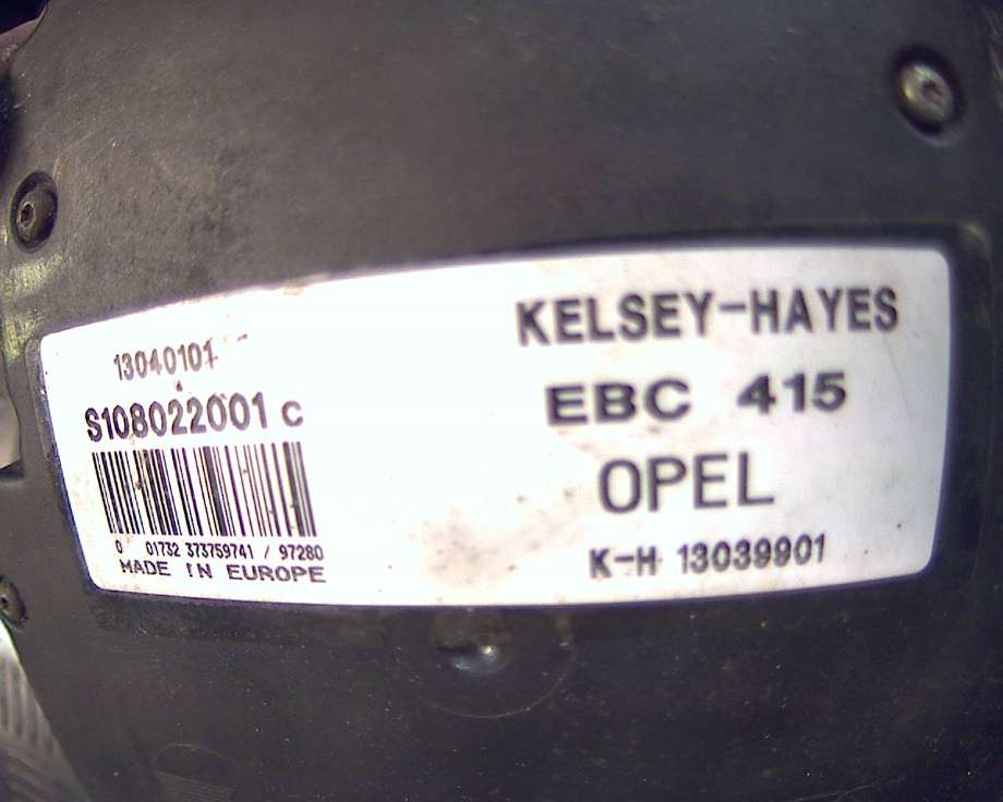 ABS sentral til Opel Vectra B 1996-2001 (OPEL|S108022001C|K-H13039901|)