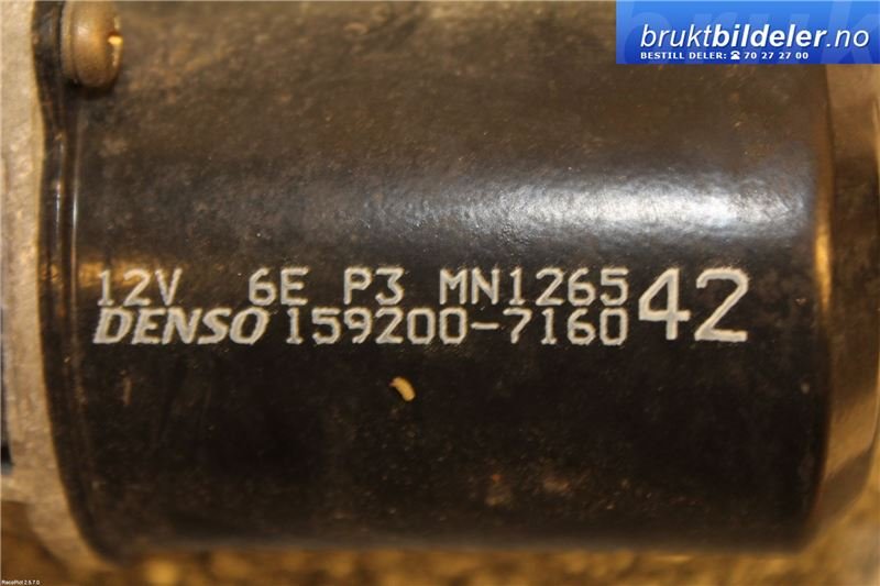Viskermotor frontrute til Mitsubishi Outlander 2003-2006 (Type I)  (MITSUBISHI||159200-7160)