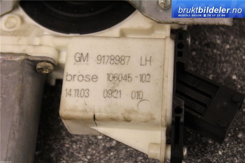 Ruteheis venstre foran til Opel Vectra C 2002-2005 (Type I) (OPEL|)