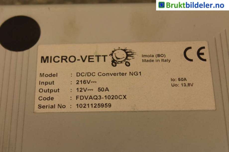 DCDC converter hybrid til Fiat 500 2008-2020 (FIAT||1021125959)