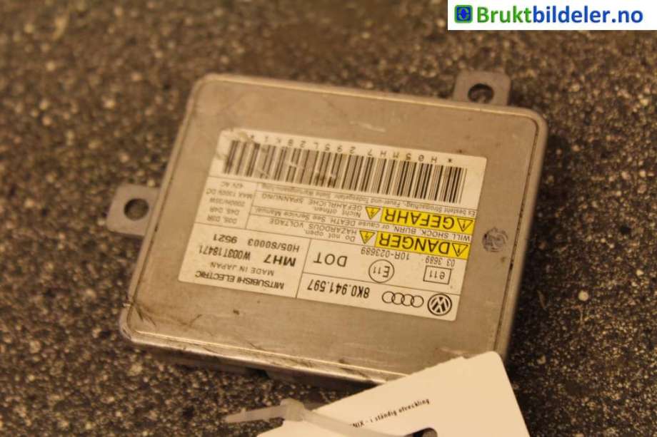Styreenhet xenon/ballast til Audi A3, 2009-2012 (Type II, Fase 2) (AUDI|8K0 941 597)