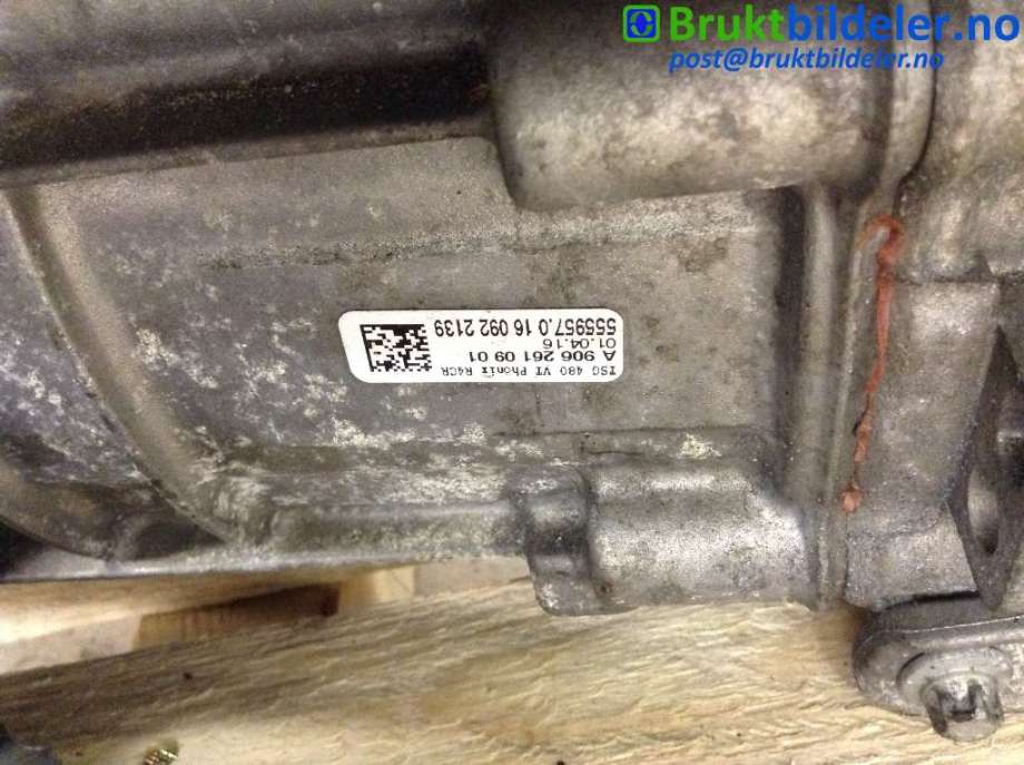 Girkasse manuell 6-trinn til VW Crafter 2011-2016 (Type I, Fase 2) (VOLKSWAGEN|A 906 261 09 01|TSG 480|)