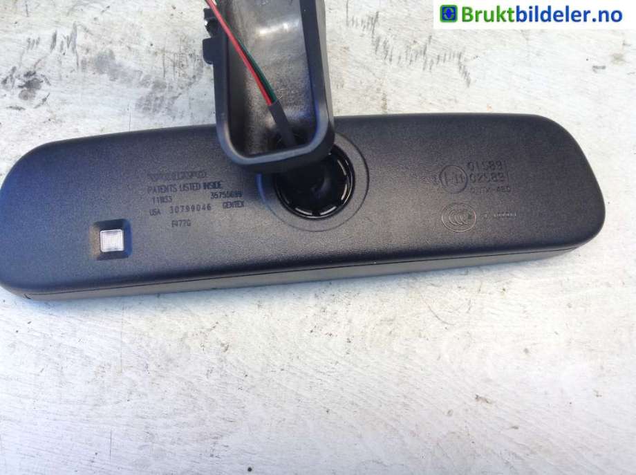 Speil innvendig til Volvo S60 2010-2014 (Type II, Fase 1)  (VOLVO|30799046|)