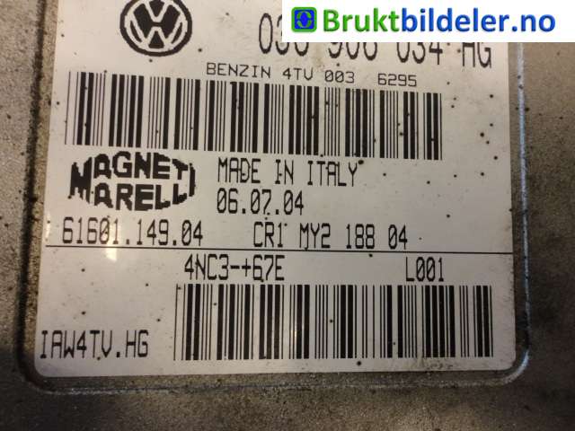 Styreenhet motor til Škoda Fabia 2000-2007 (Type I) (SKODA|036 906 034 HG|)