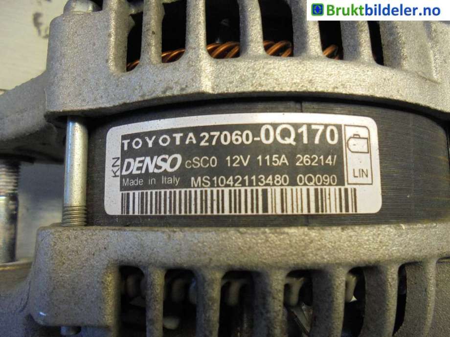 Dynamo til Peugeot 108 2014-->>  (PEUGEOT|27060 0Q170|MS 1042113480 0Q090|)