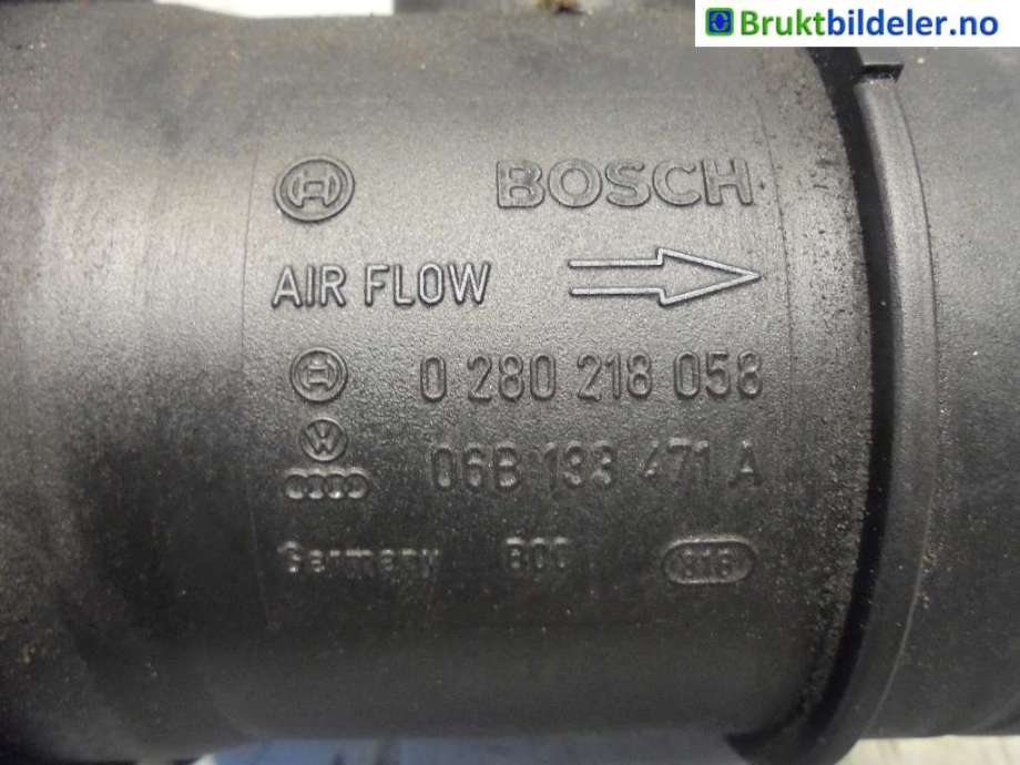 Luftmengde/luftmassemåler til Audi A4 2001-2004 (Type II) (B6) (B6) (AUDI|06B133471A|0280218058|)