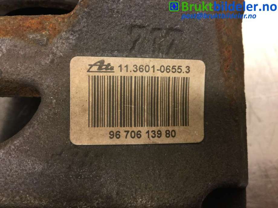 Bremsecaliper venstre foran til Citroën Berlingo 2015-2019 (Type II, Fase 2)  (CITROEN|96 706 139 80|11.3601-0655.3|)