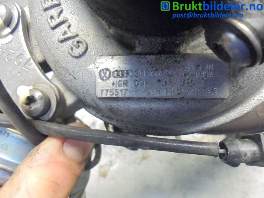 Turbo til Škoda Octavia 2009-2013 (Type II, Fase 2)  (SKODA|03L 253 016 T|GTC1244VZ|775517-01)