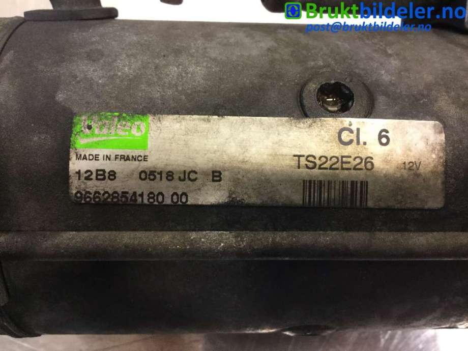 Starter diesel til Citroën C4, Picasso 2006-2013 (Type I)  (CITROEN|96 628 541 80|TS22E26|)