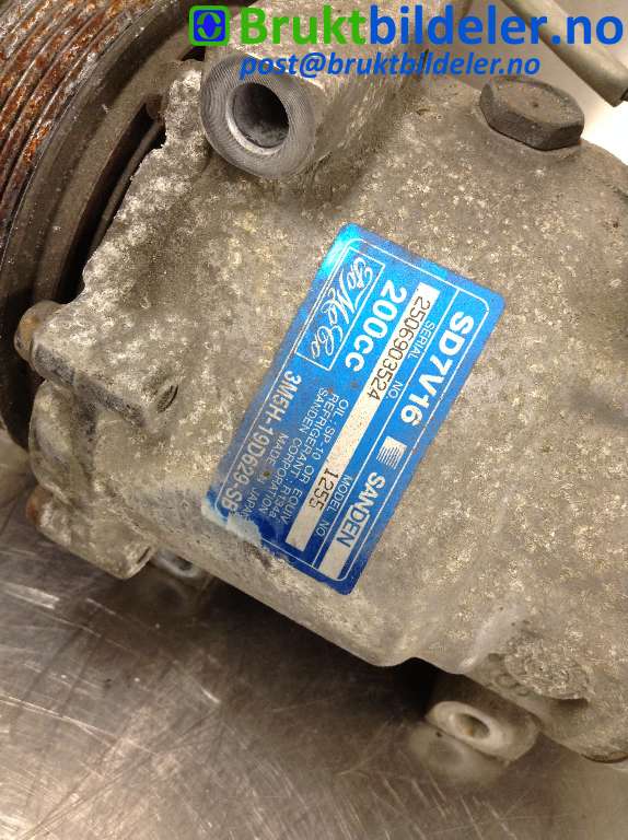 Aircondition kompressor til Volvo S40 2004-2007 (Type II, Fase 1)  (VOLVO|3M5H-19D629-SB|2506903524|)